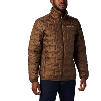 Columbia Delta Ridge Down, Chamarras Verde Oliva Para Hombre | 369720-ZJG